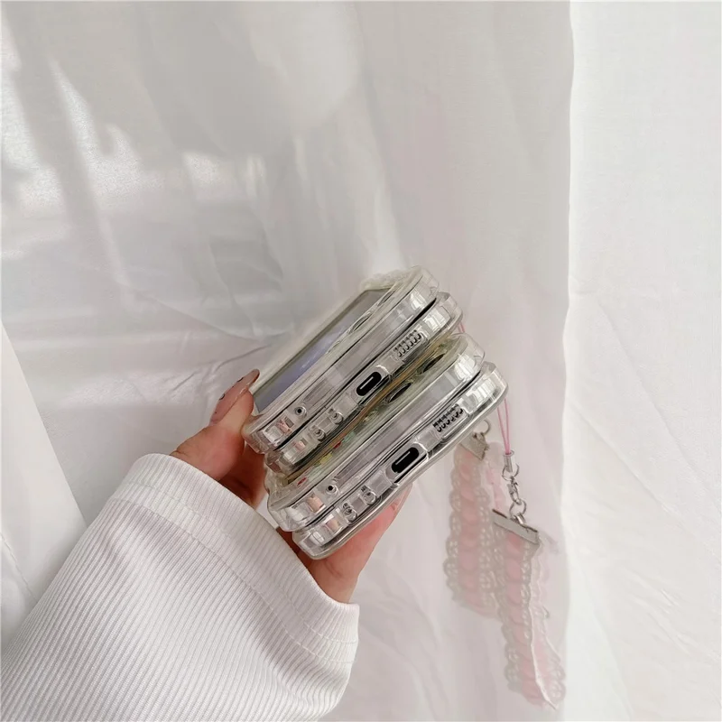 For Samsung Galaxy Z Flip5 5G Case Creative Pattern Printing TPU Back Phone Cover - Cat