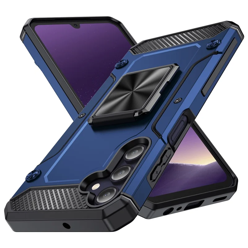 For Samsung Galaxy A15 4G / A15 5G Case PC+TPU Protective Phone Cover - Blue