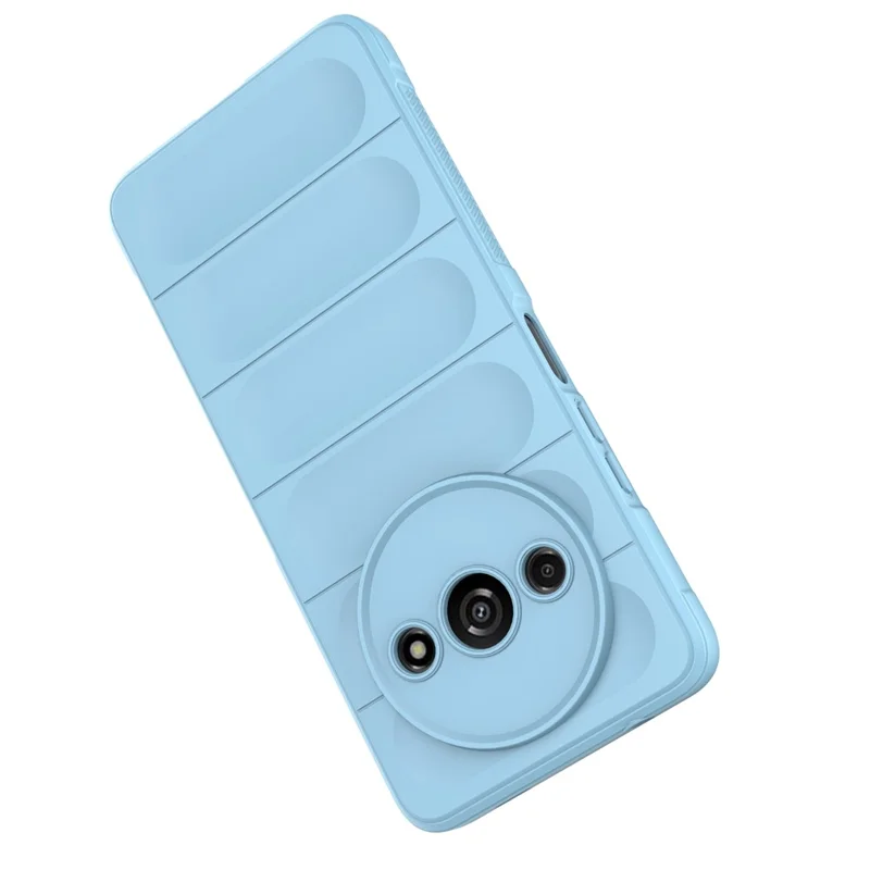 For Xiaomi Redmi A3 / Poco C61 4G Phone Protective Cover TPU Anti-slip Rugged Back Case - Baby Blue