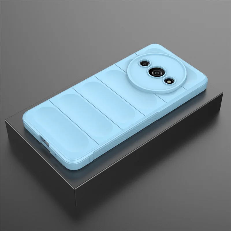 For Xiaomi Redmi A3 / Poco C61 4G Phone Protective Cover TPU Anti-slip Rugged Back Case - Baby Blue