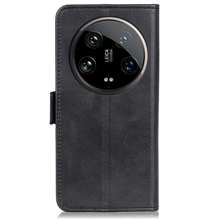 Per Xiaomi 14 Ultra Custodia Fermaglio Magnetico Portafoglio in Pelle Flip Phone Cover - Nero