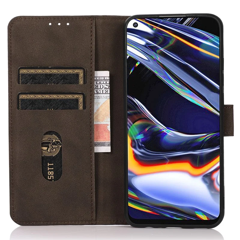 KHAZNEH For Motorola Moto G24 Power Shockproof Leather Case Wallet Stand Cover - Brown
