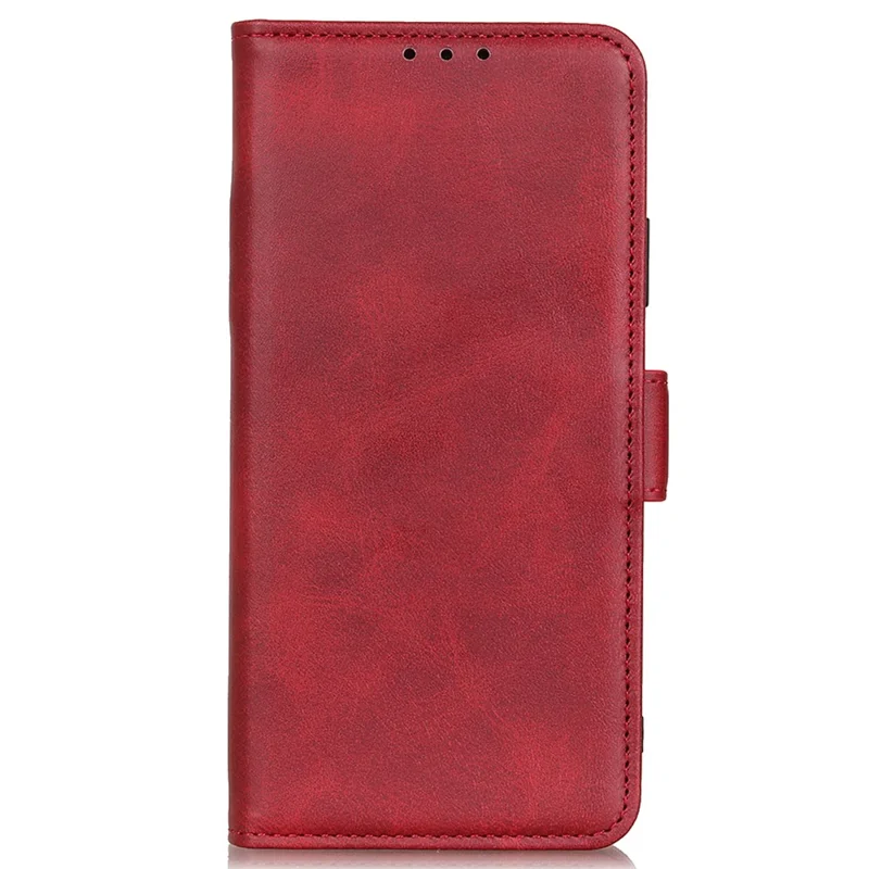 For Motorola Moto G24 Power Case Stødfast PU-læder Wallet-telefonbeskyttelse - Rød