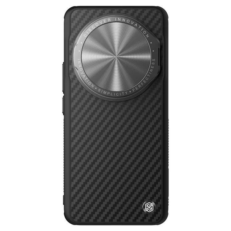 NILLKIN Carboprof Case para Xiaomi 14 Ultra Funda Cubierta del Obturador de la Cámara con Soporte TPU+Fibra de Aramida Carcasa de Teléfono