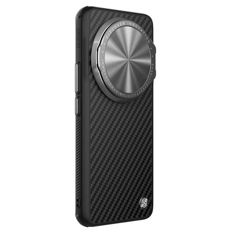 NILLKIN Carboprof Case para Xiaomi 14 Ultra Funda Cubierta del Obturador de la Cámara con Soporte TPU+Fibra de Aramida Carcasa de Teléfono