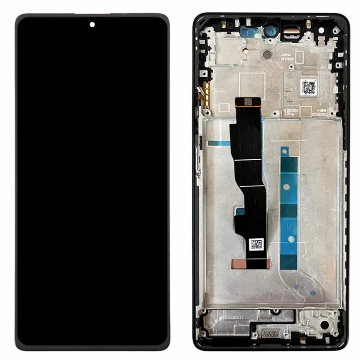 For Xiaomi Redmi Note 13 5G OEM Grade S AMOLED Screen and Digitizer Assembly + Frame Part (Without Logo) - Black