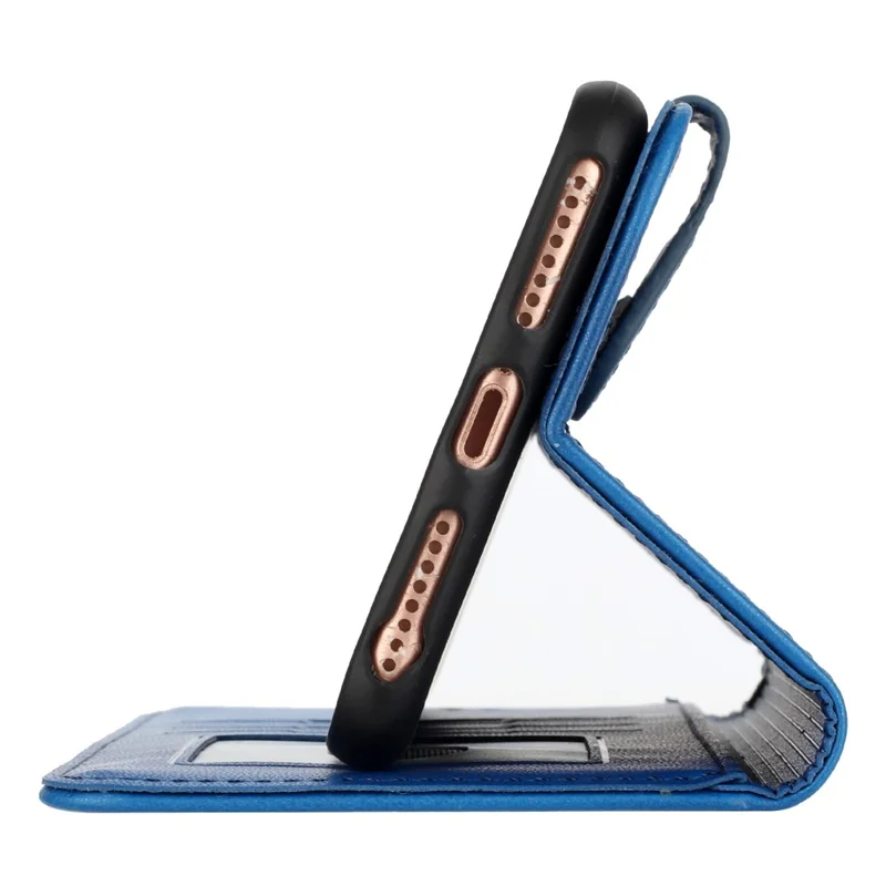 For Xiaomi Redmi Note 13 Pro 4G / Poco M6 Pro 4G Phone Cases Mandala Flower Leather Wallet Mobile Cover with Strap - Sapphire