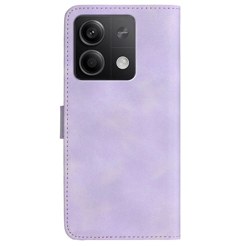 YX003 For Xiaomi Redmi Note 13 5G Leather Case Wallet Stand Full Protection Imprinted Phone Case - Purple