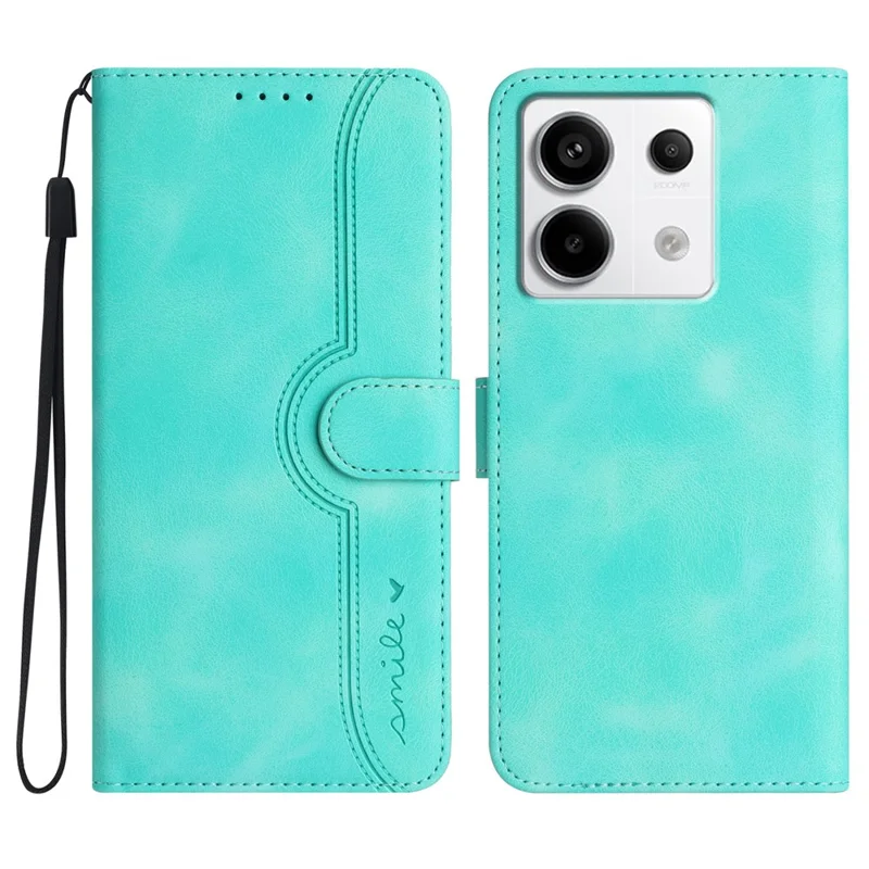 YX003 For Xiaomi Redmi Note 13 Pro 4G / Poco M6 Pro 4G Wallet Case Imprinted Leather Phone Cover with Stand - Baby Blue