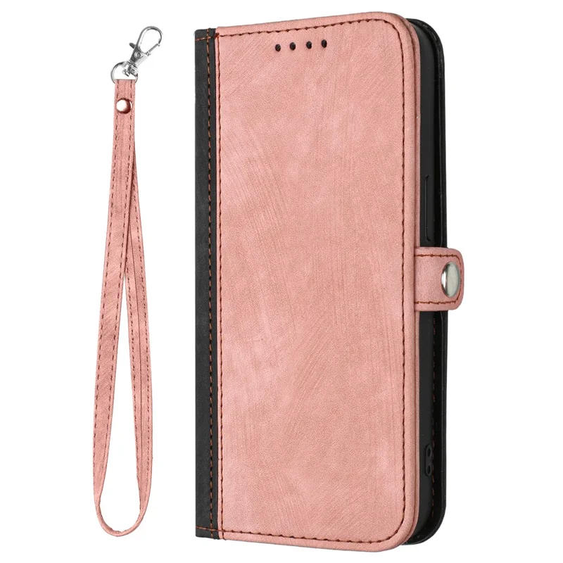 YX0020 For Samsung Galaxy S24 Case PU Leather Wallet Card Slots Phone Cover Double Magnetic Clasp - Pink