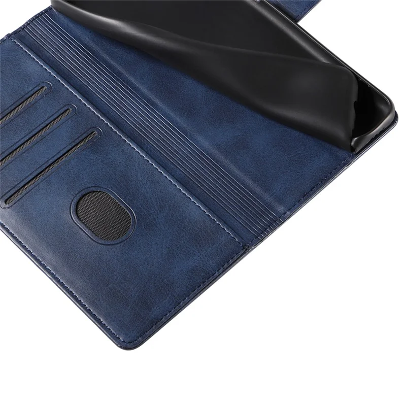 For Samsung Galaxy A15 4G / A15 5G Leather Cover Flip Stand Wallet Phone Case - Blue