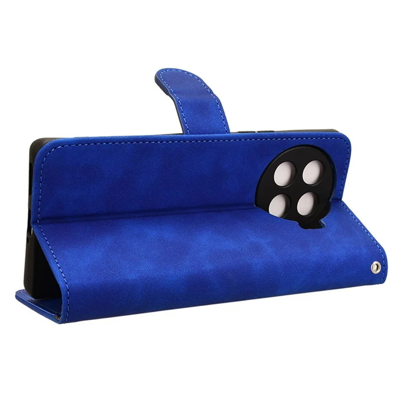 For TECNO Spark 20 Pro+ Case Flip PU Leather+TPU Drop-Resistant Phone Cover - Blue
