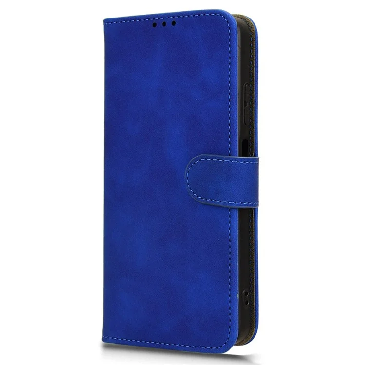 For Infinix Smart 8 Plus / Smart 8 Pro 4G Phone Cover Drop-Proof Flip Stand Protective Case - Blue