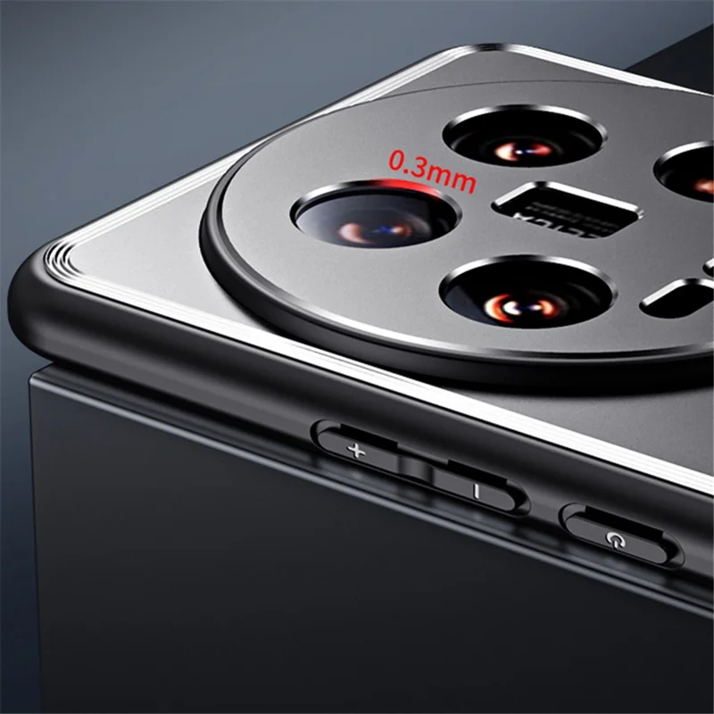 For Xiaomi 14 Ultra Case TPU+Aluminium Alloy Heat Dissipation Back Phone Shell - Blue