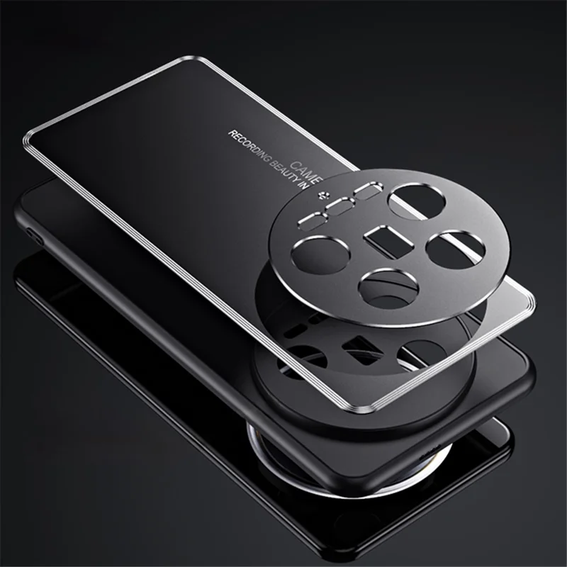 For Xiaomi 14 Ultra Case TPU+Aluminium Alloy Heat Dissipation Back Phone Shell - Blue