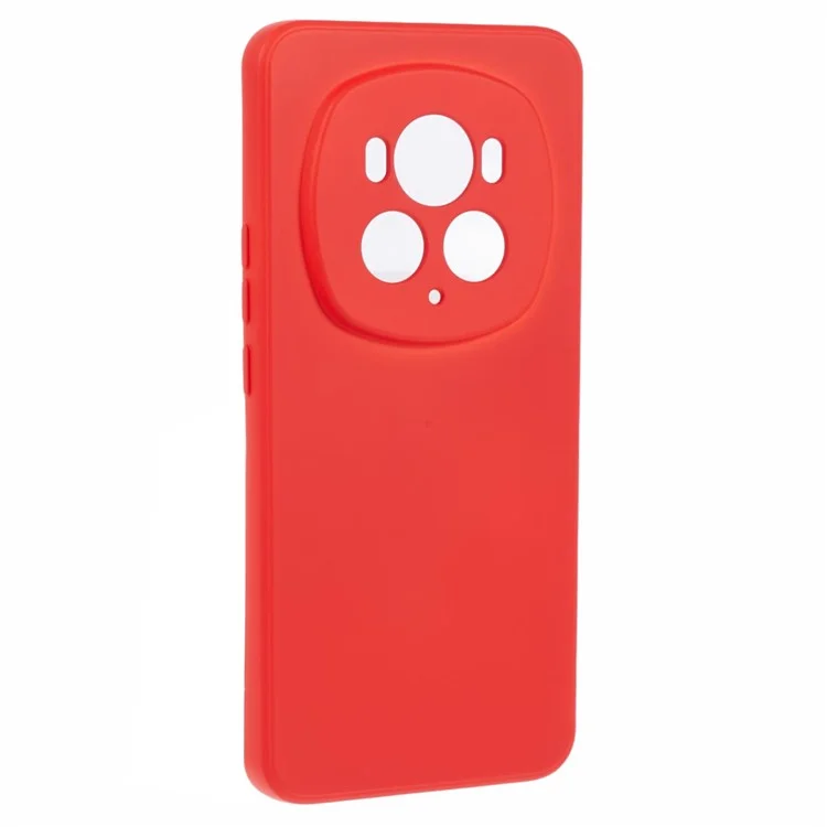 For Honor Magic6 Pro 5G Case Flexible TPU Fiber Lining Phone Cover (Precise Lens Cutout) - Rot