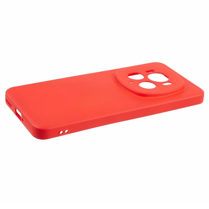 For Honor Magic6 Pro 5G Case Flexible TPU Fiber Lining Phone Cover (Precise Lens Cutout) - Rot
