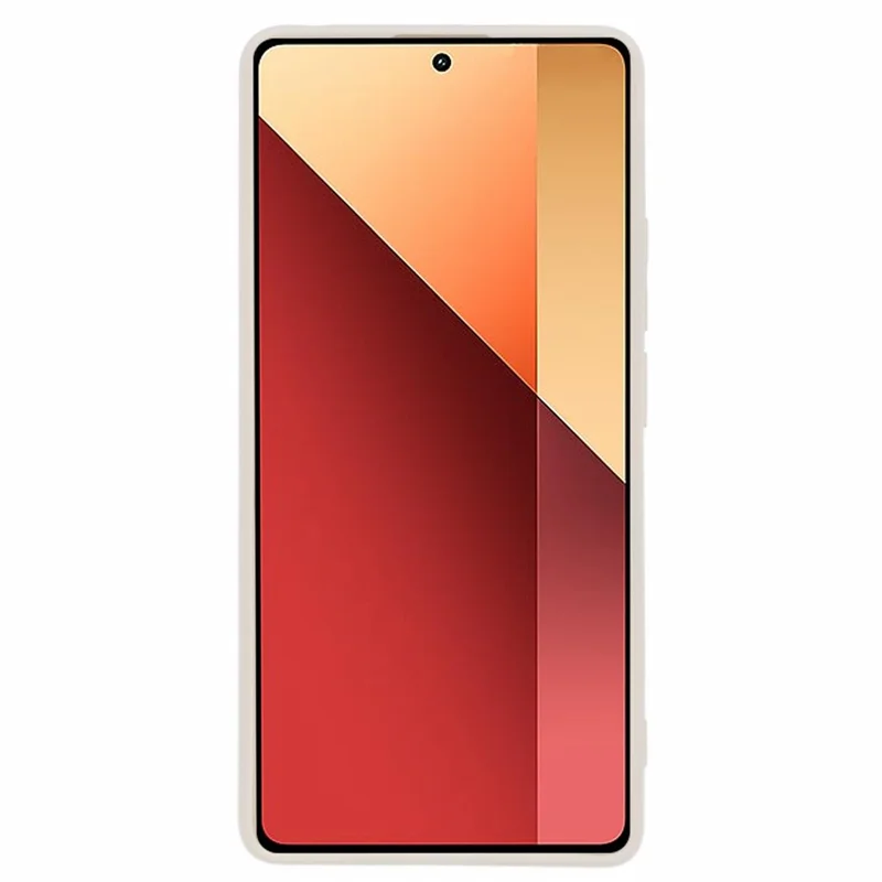 Pour Xiaomi Redmi Note 13 Pro 4G / Poco M6 Pro 4G Coque Caoutchoutée en fibre TPU - Blanc