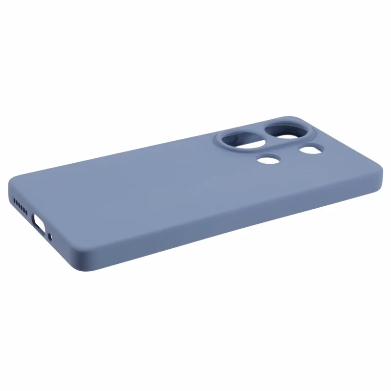 For Xiaomi Redmi Note 13 Pro 4G / Poco M6 Pro 4G Case Rubberized TPU Fiber Lining Cell Phone Cover (Precise Lens Cutout) -  Lavender Grey