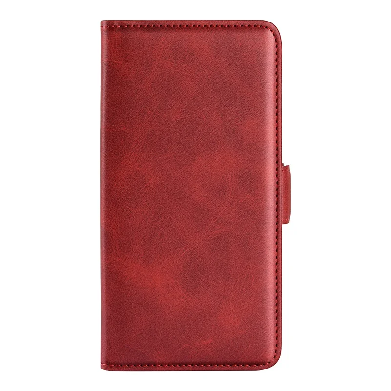 For Realme 12 Pro 5G / 12 Pro+ 5G Case Dual Magnetic Clasp Leather Cell Phone Cover - Red