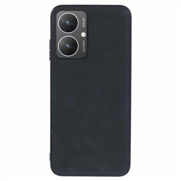 For Xiaomi Redmi 13C 4G / Poco C65 4G Case Retro Style PU Covered Shockproof Phone Case - Black