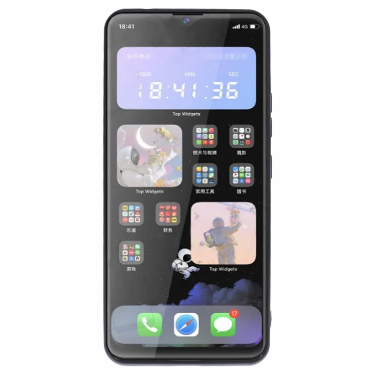 For Cubot A1 Case Slim Fit Shockproof Flexible TPU Phone Cover - Black