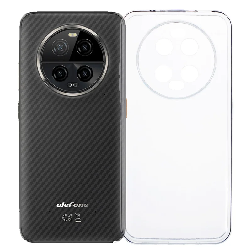 For Ulefone Armor 23 Ultra Case Soft TPU Anti-Scratch Phone Cover - Transparent