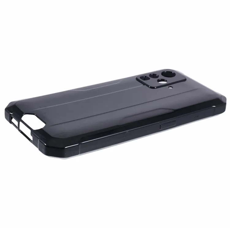 Für Blackview BV4800 Hülle Flexibles TPU Fallschutz Handyhülle - Schwarz