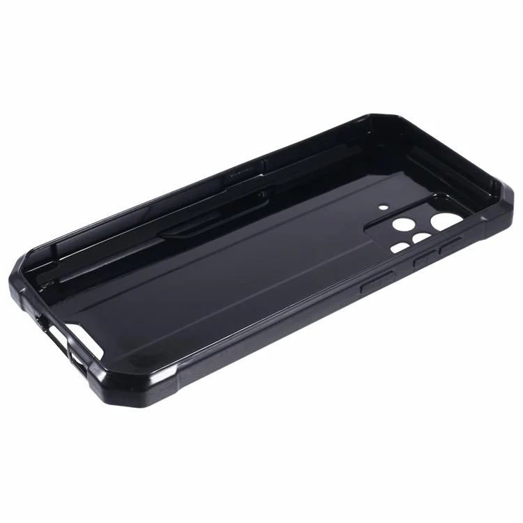 Für Blackview BV4800 Hülle Flexibles TPU Fallschutz Handyhülle - Schwarz