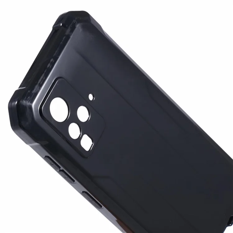 Für Blackview BV4800 Hülle Flexibles TPU Fallschutz Handyhülle - Schwarz