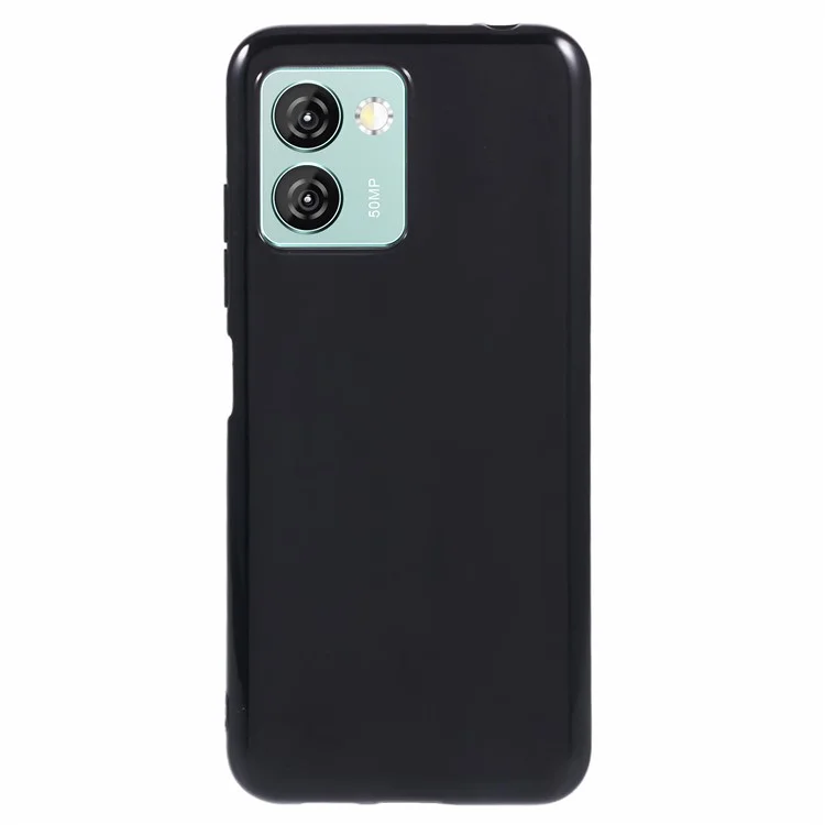 For Doogee N50 Pro Case Soft TPU Shock-Absorption Back Cover - Black