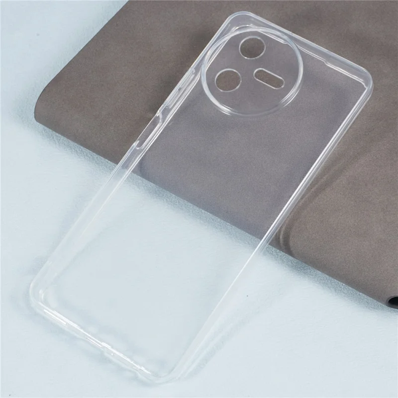 For Blackview Oscal Tiger 12 Case Soft TPU Precise Cut-outs Lens Protection Phone Cover - Transparent