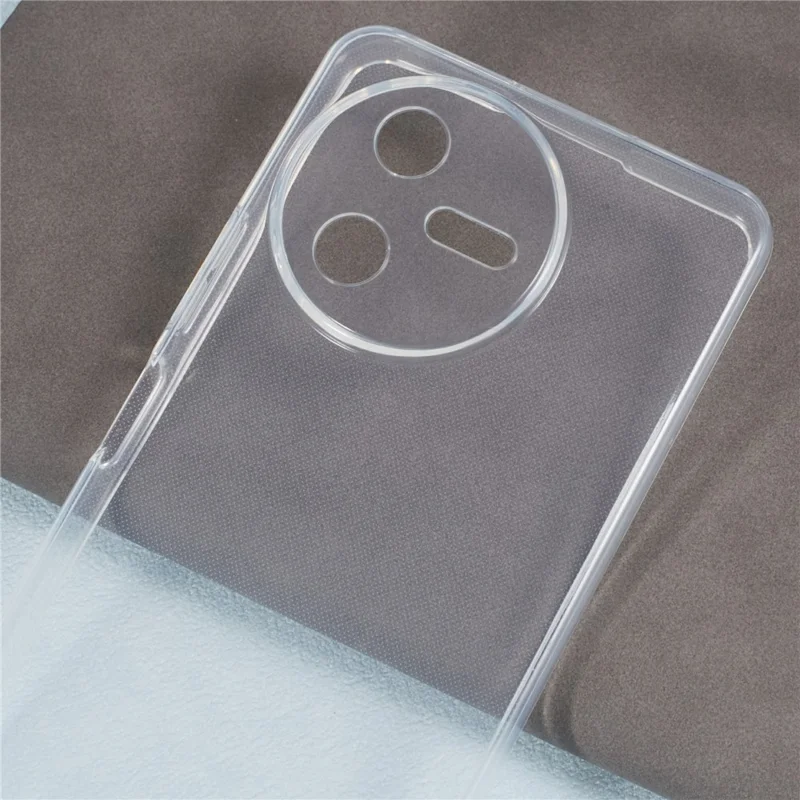 For Blackview Oscal Tiger 12 Case Soft TPU Precise Cut-outs Lens Protection Phone Cover - Transparent