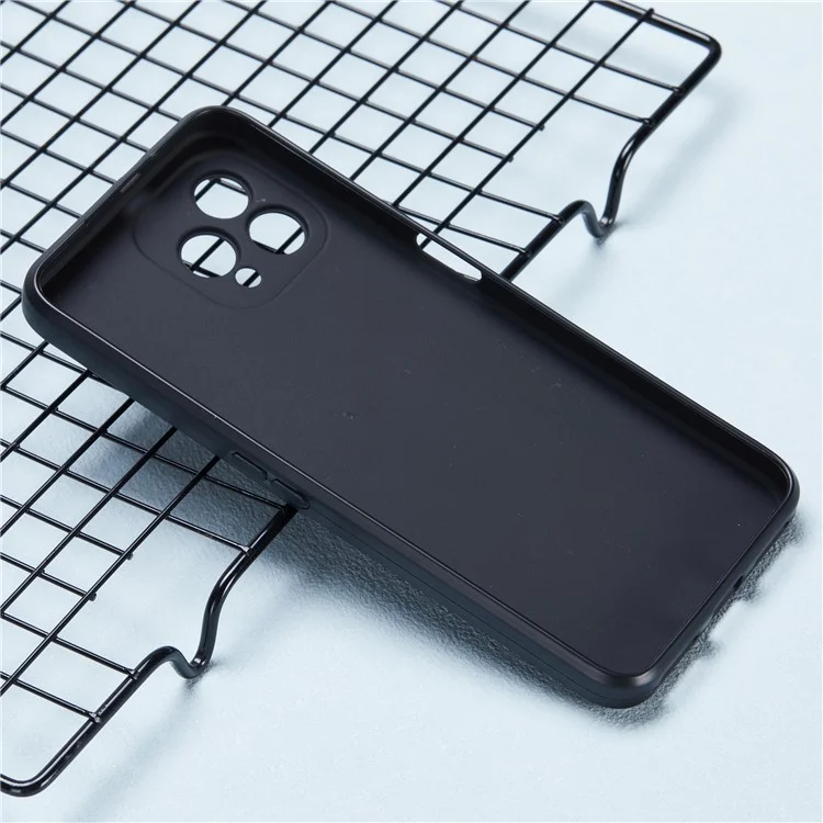 For Cubot P80 TPU Case Carbon Fiber Texture Anti-Scratch Mobile Phone Cover - Black