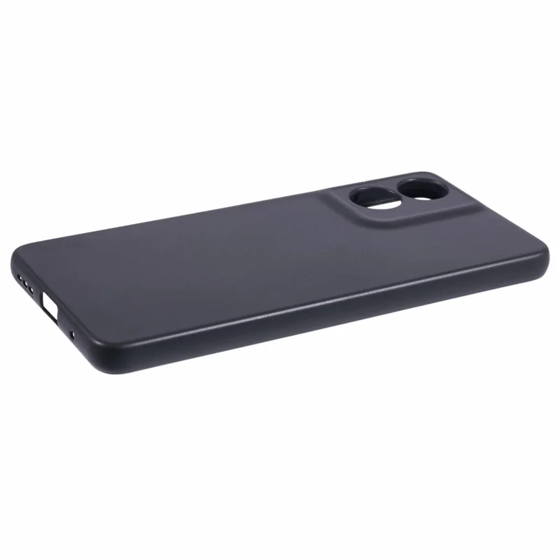 Black Phone Case for Motorola Moto E14 4G / G04 4G / G04s 4G / G24 4G Glossy Flexible TPU Phone Cover Shell