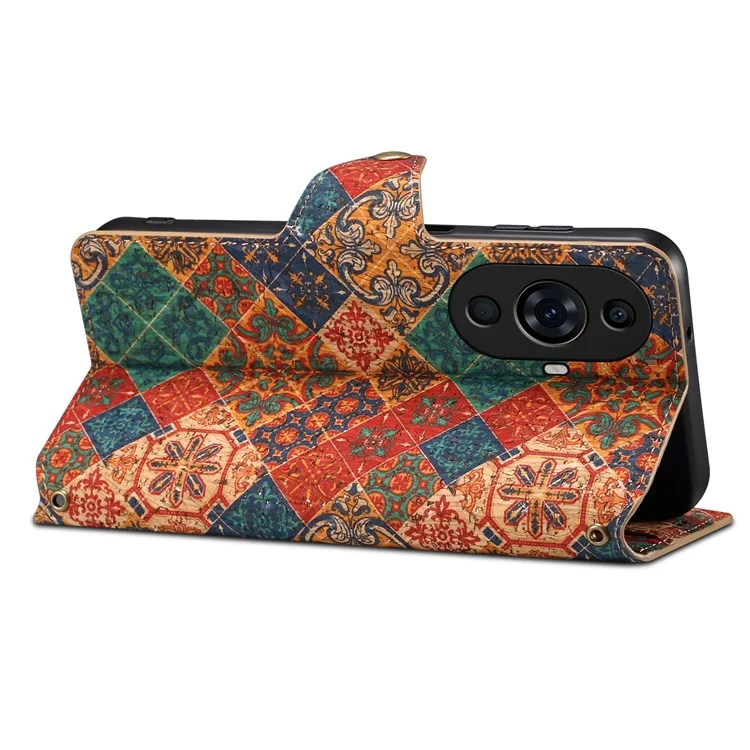For Huawei nova 11 Pro / nova 11 Ultra Case Floral Printing Anti-Drop Wallet Leather Phone Cover with Stand - Winter / Blue