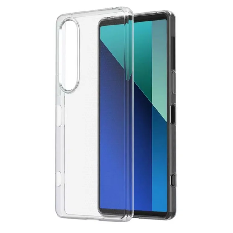 For Sony Xperia 1 VI Case Soft TPU Watermark-Free Transparent Phone Cover