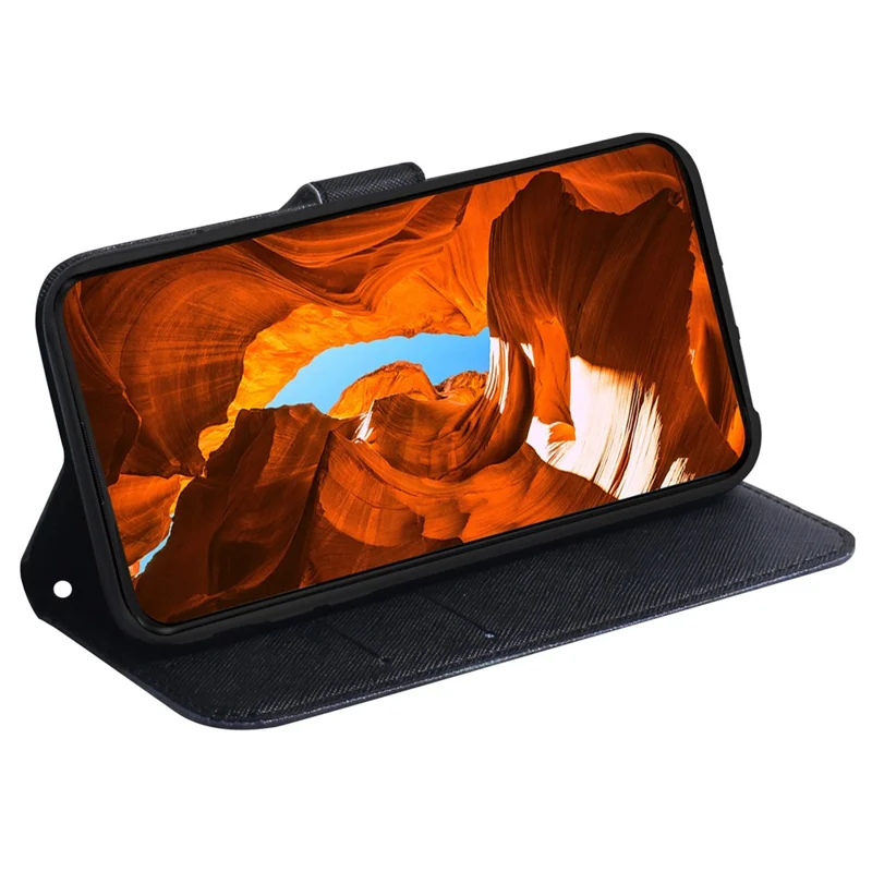 For Realme 12 Pro 5G / 12 Pro+ 5G Leather Case Pattern Printing Protective Phone Cover - Dog and Wolf