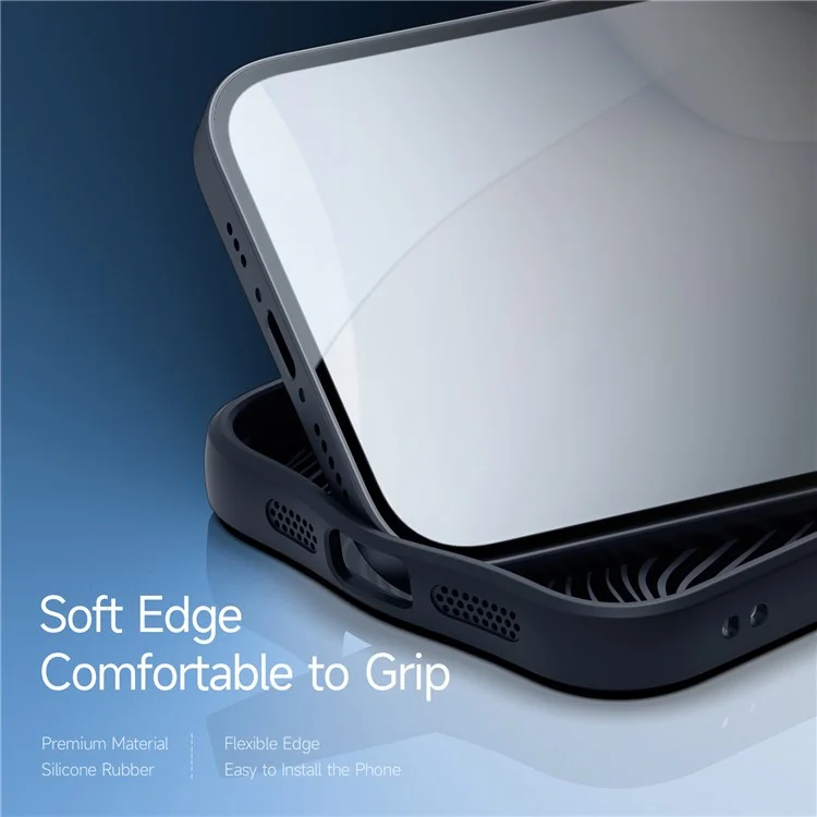 DUX DUCIS Aimo Series for iPhone 16e Case Compatible with MagSafe PC + TPU Phone Cover (REACH, Black)