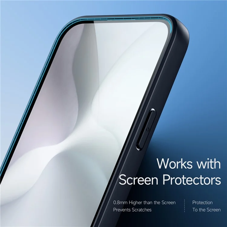 DUX DUCIS Aimo Series for iPhone 16e Case Compatible with MagSafe PC + TPU Phone Cover (REACH, Black)