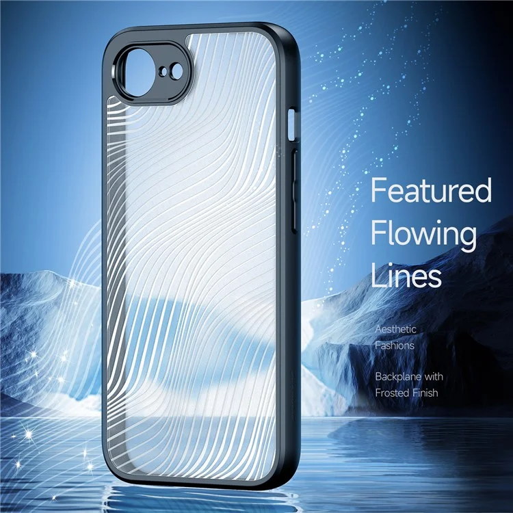 DUX DUCIS Aimo Series For iPhone 16e Case Drop Proof Protective Phone Cover (REACH Certification) - Black