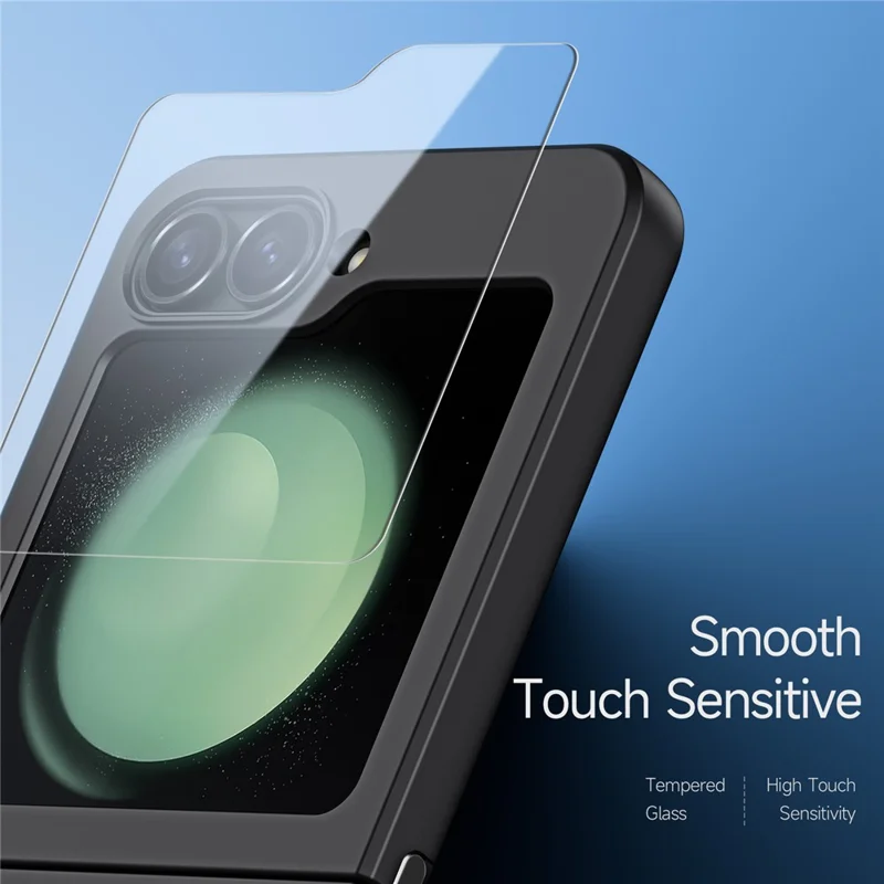 Dux Ducis Aimo Series Pour Samsung Galaxy Z Flip6 5G Black Case Drop Proof Tpu + pc Téléphone Couvercle (certification Reach)