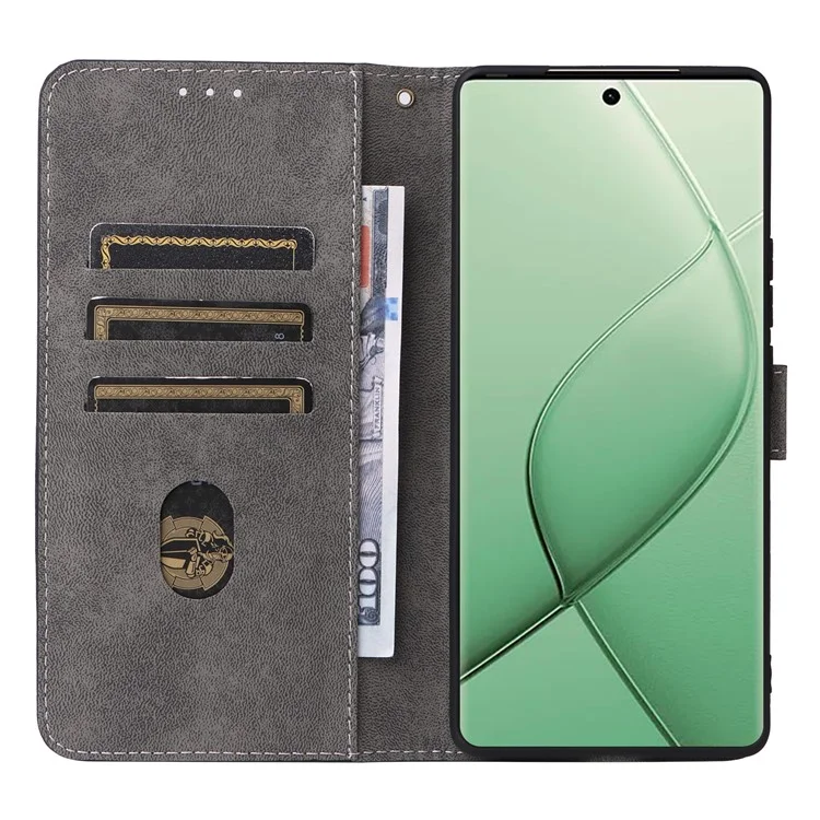 Para o TECNO Spark 20 Pro+ KJ7 Case com Alça de Mão Carteira de Bloqueio RFID Capa de Couro - Verde