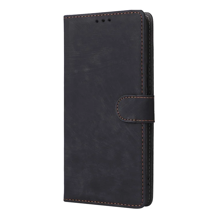 Pour Asus Zenfone 11 Ultra 5G Étui avec sangle Portefeuille Bloquage RFID Couverture en cuir - Noir