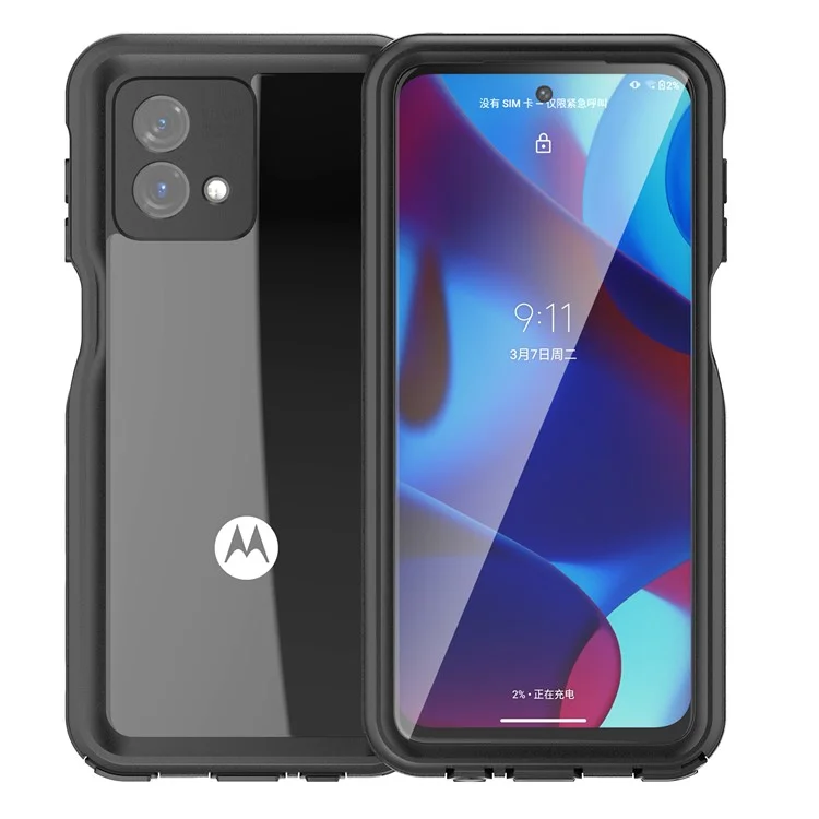 REDPEPPER Serie A per Motorola Moto G Stylus 5G (2023) Custodia per telefono impermeabile IP68 Copertura impermeabile per telefono