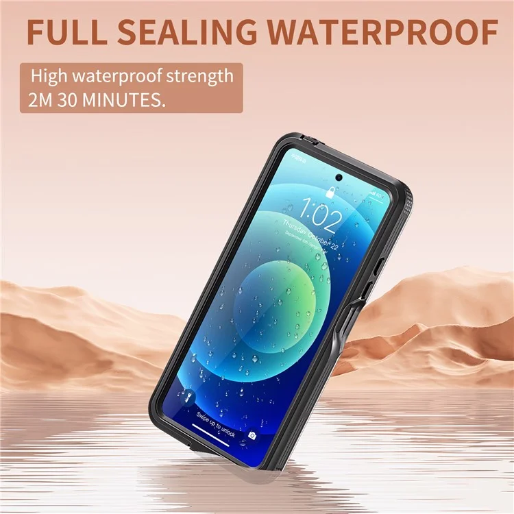 Redpepper A Case Impermeable IP68 de la Serie Para Xiaomi Redmi Note 13 Pro 5G Pantalla Protector Submarina Subship Shell