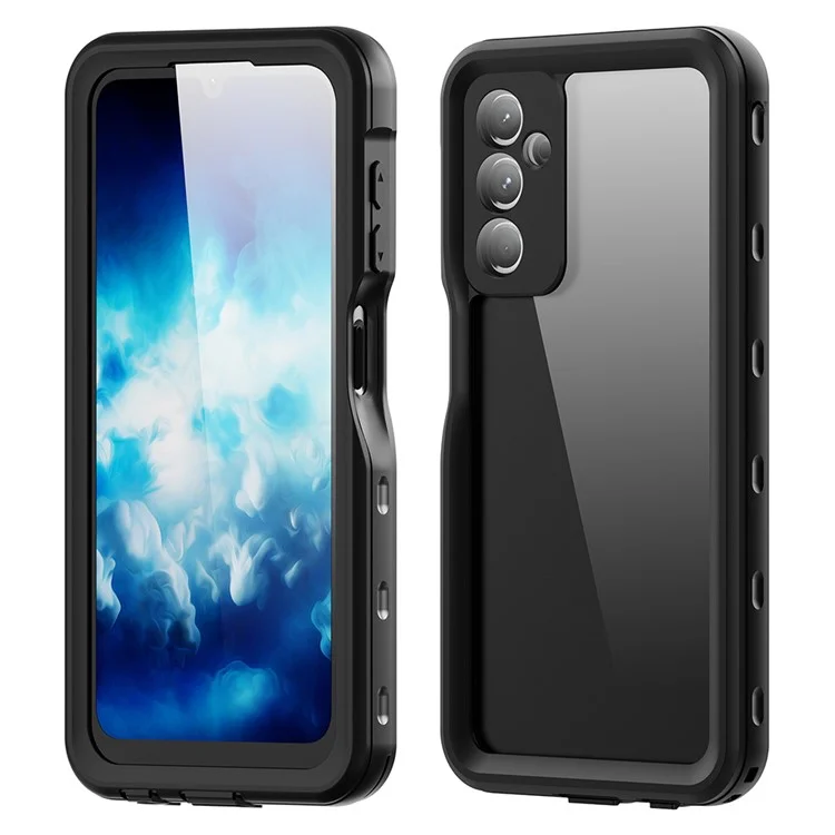 REDPEPPER Serie A para Samsung Galaxy A25 5G (Global) (161,0 x 76,5 x 8,3 mm) Carcasa antiimpactos con protector de pantalla incorporado Funda resistente al agua IP68 para teléfono