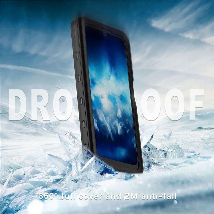 REDPEPPER Serie A para Samsung Galaxy A25 5G (Global) (161,0 x 76,5 x 8,3 mm) Carcasa antiimpactos con protector de pantalla incorporado Funda resistente al agua IP68 para teléfono