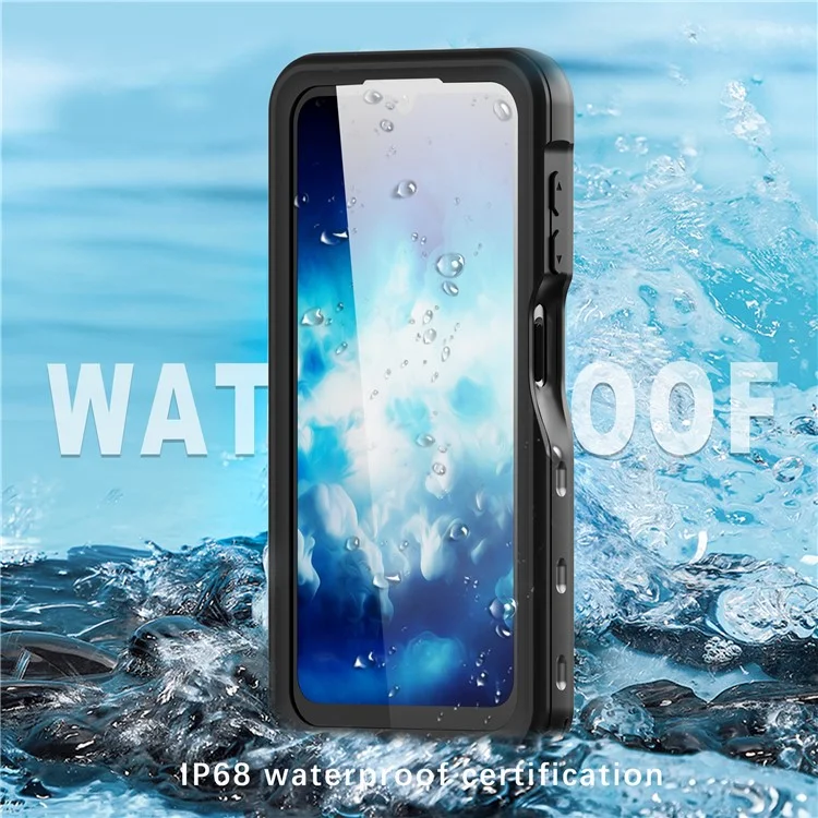 REDPEPPER Serie A para Samsung Galaxy A25 5G (Global) (161,0 x 76,5 x 8,3 mm) Carcasa antiimpactos con protector de pantalla incorporado Funda resistente al agua IP68 para teléfono