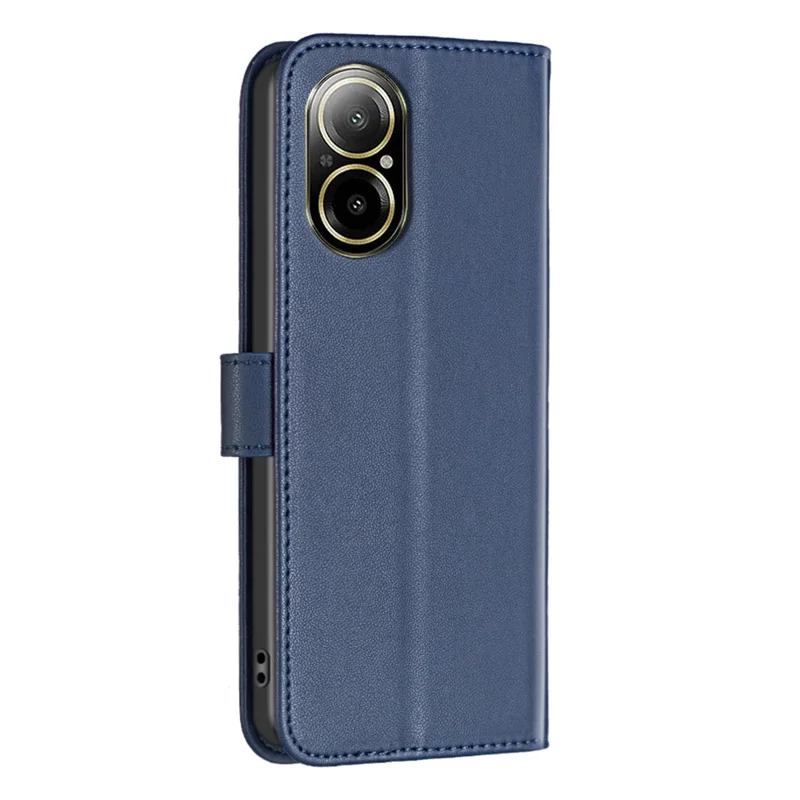 BINFEN COLOR BF17 For Realme C67 4G Case Wallet Leather Folio Phone Cover with Magnetic Closure - Blue